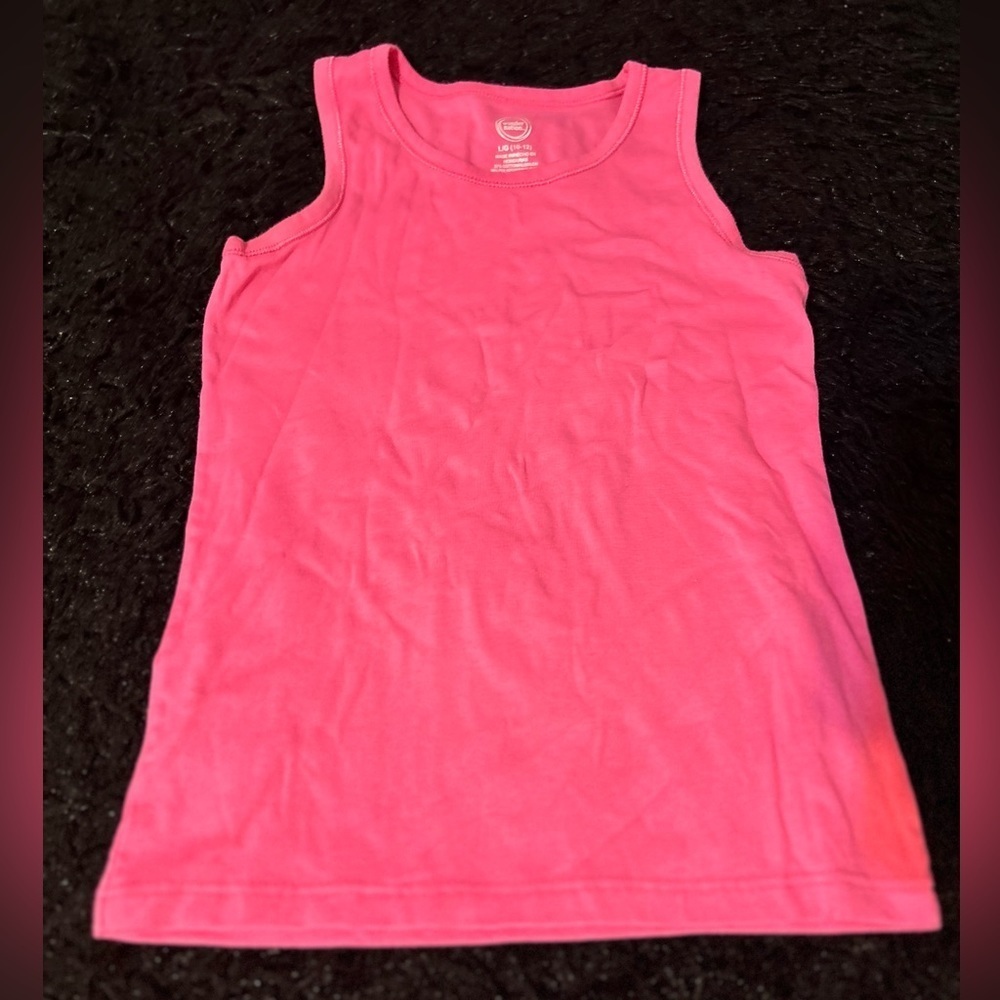 Size 10/12 Girls Pink Tank Top A3